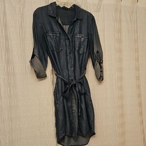 Velvet Heart Blue Long Sleeve Dress